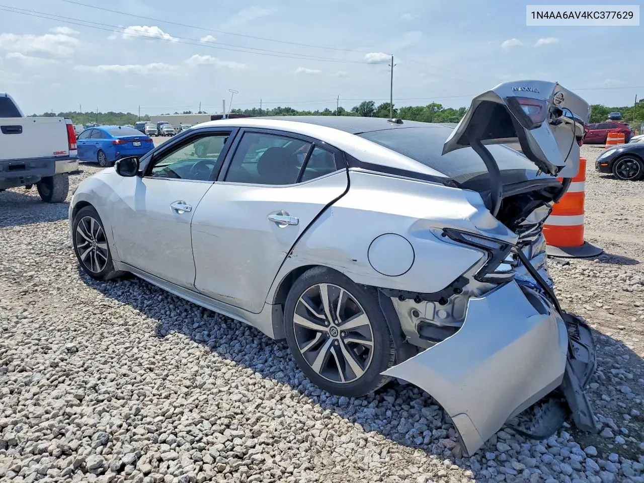 2019 Nissan Maxima 3.5 Sl VIN: 1N4AA6AV4KC377629 Lot: 53897966