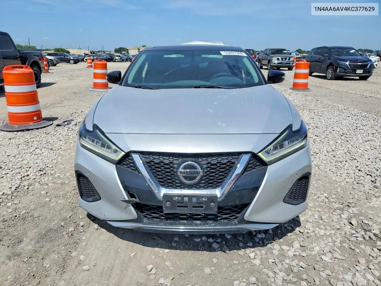 2019 Nissan Maxima 3.5 Sl VIN: 1N4AA6AV4KC377629 Lot: 53897966