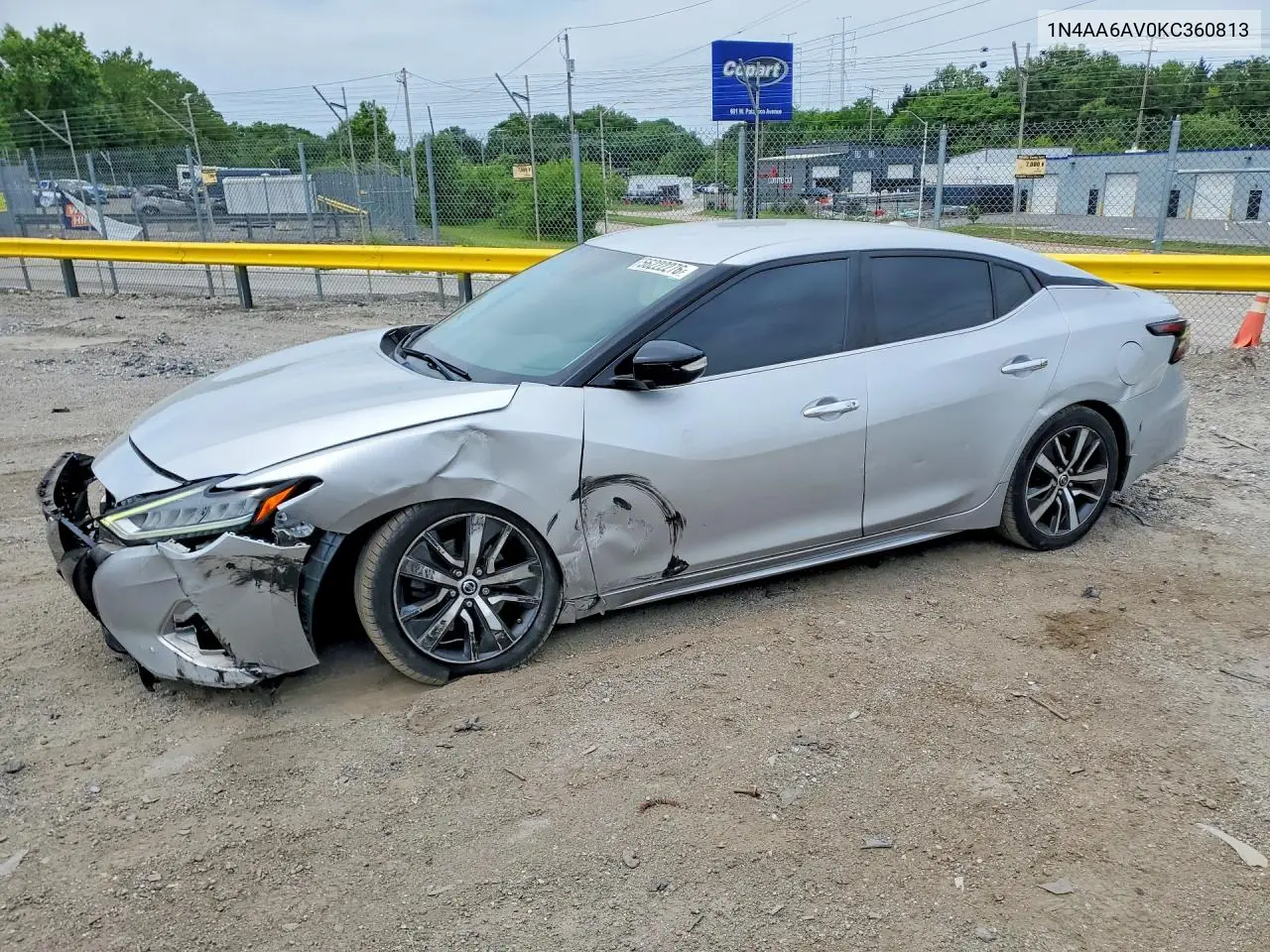 2019 Nissan Maxima 3.5 Sv VIN: 1N4AA6AV0KC360813 Lot: 56222276