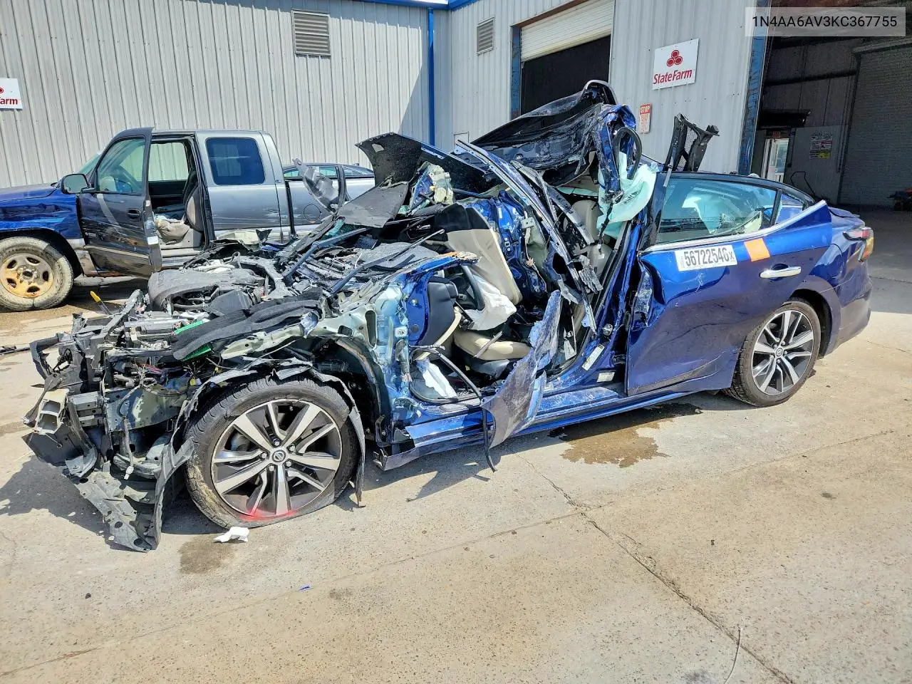 2019 Nissan Maxima 3.5 Sl VIN: 1N4AA6AV3KC367755 Lot: 56722546
