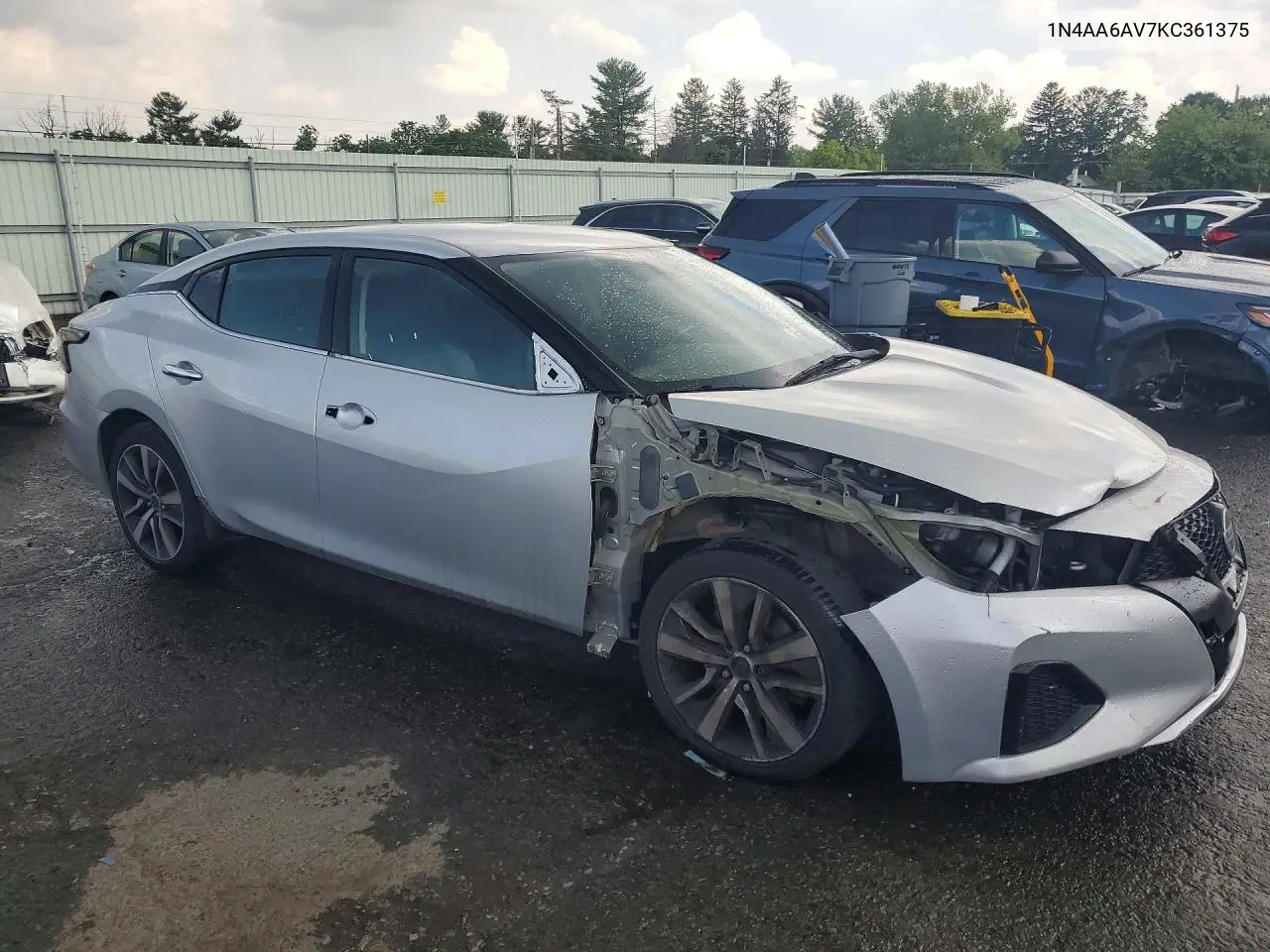 2019 Nissan Maxima 3.5 Sv VIN: 1N4AA6AV7KC361375 Lot: 57154846