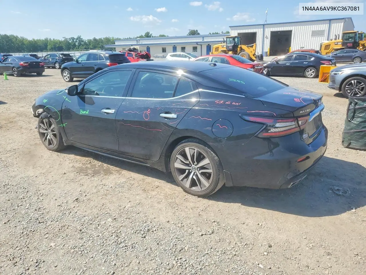 2019 Nissan Maxima 3.5 Sv VIN: 1N4AA6AV9KC367081 Lot: 61019496