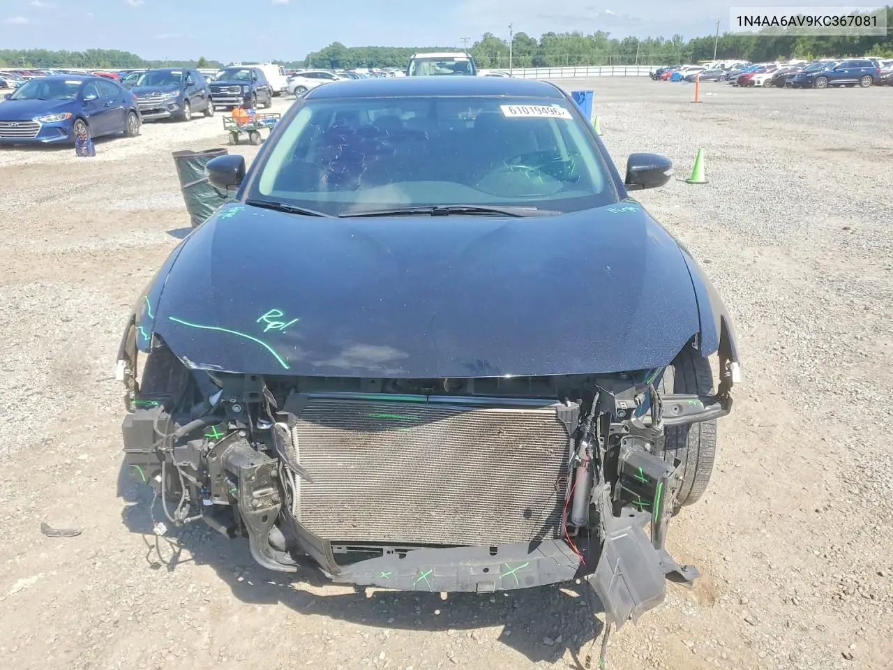 2019 Nissan Maxima 3.5 Sv VIN: 1N4AA6AV9KC367081 Lot: 61019496