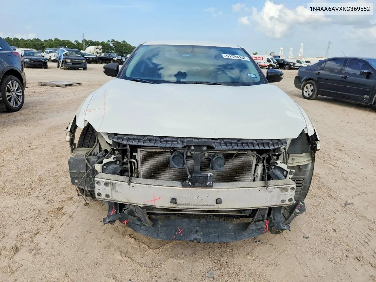 2019 Nissan Maxima 3.5 Sv VIN: 1N4AA6AVXKC369552 Lot: 61104196