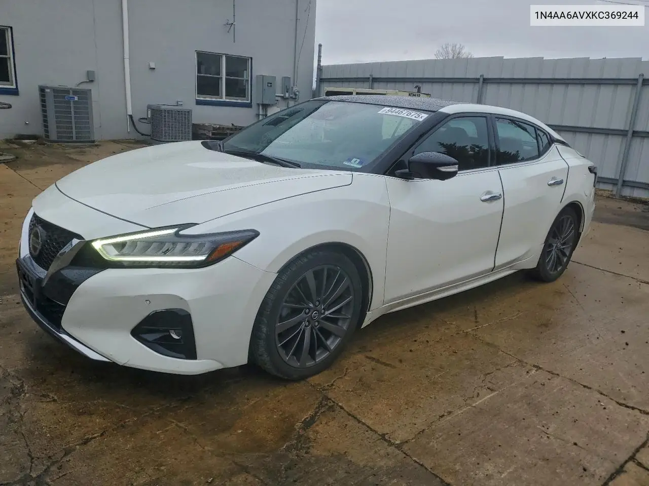 1N4AA6AVXKC369244 2019 Nissan Maxima S