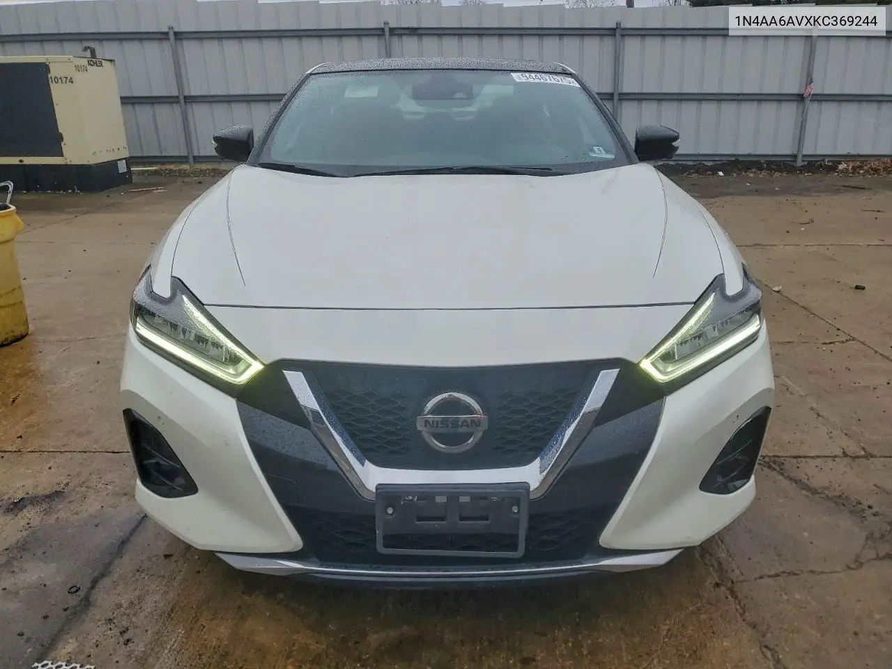 1N4AA6AVXKC369244 2019 Nissan Maxima S