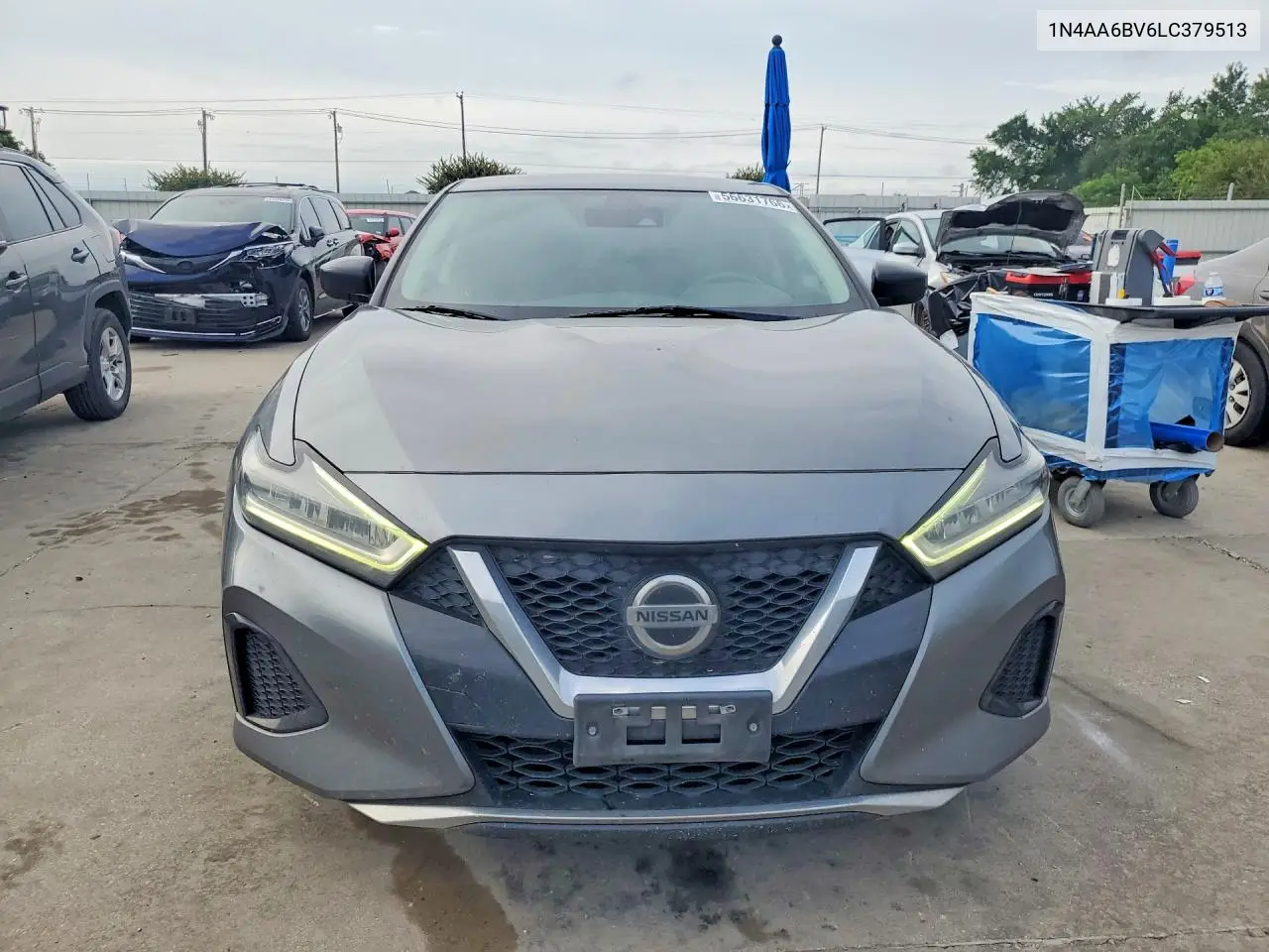 2020 Nissan Maxima S VIN: 1N4AA6BV6LC379513 Lot: 56631766