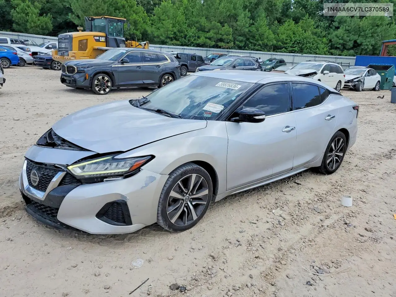 2020 Nissan Maxima Sv VIN: 1N4AA6CV7LC370589 Lot: 59826836