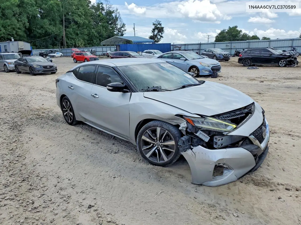 2020 Nissan Maxima Sv VIN: 1N4AA6CV7LC370589 Lot: 59826836