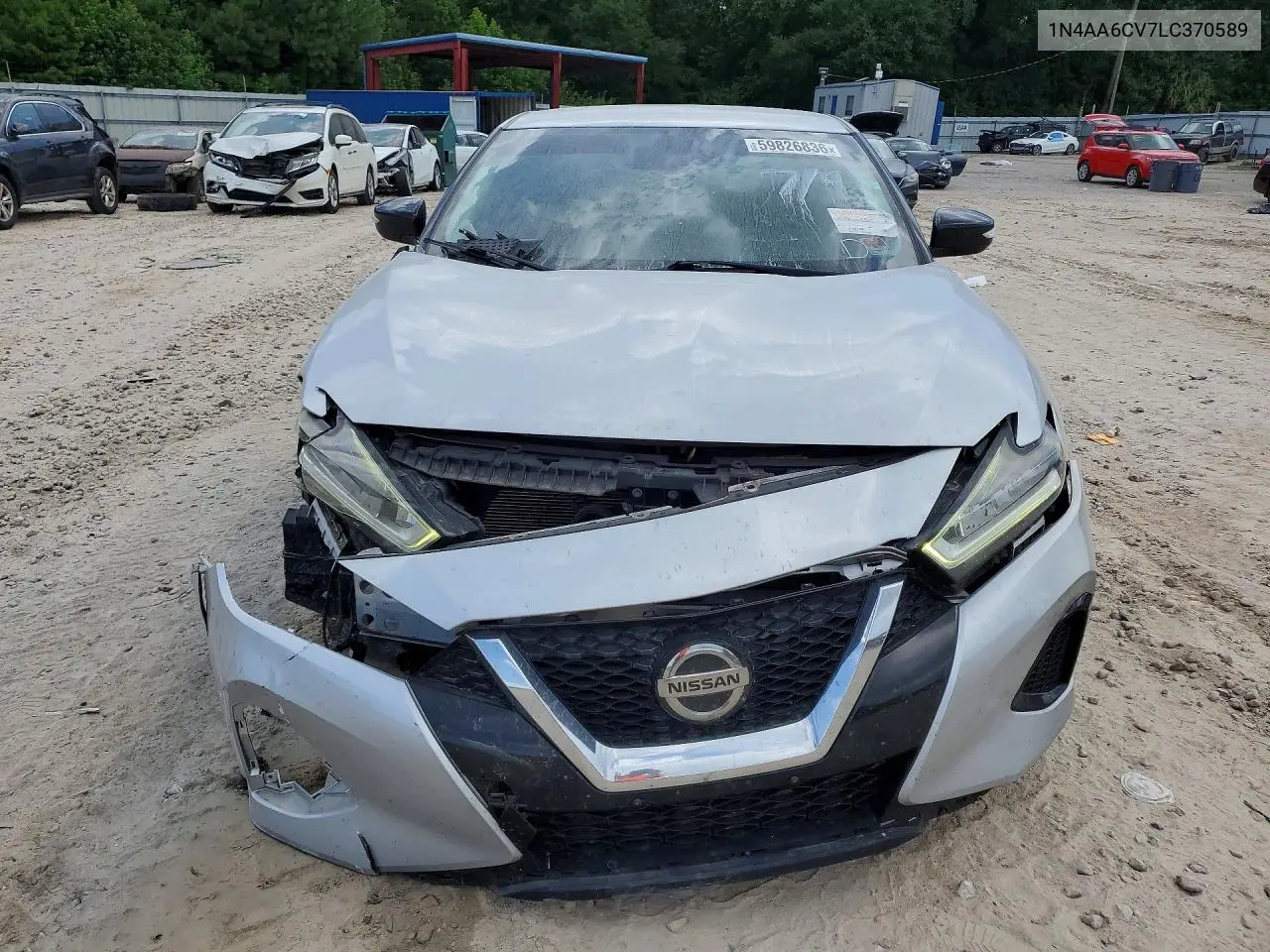 2020 Nissan Maxima Sv VIN: 1N4AA6CV7LC370589 Lot: 59826836