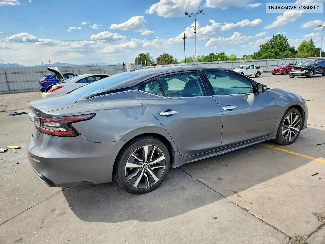 2020 Nissan Maxima Sv VIN: 1N4AA6CV6LC360300 Lot: 61317416