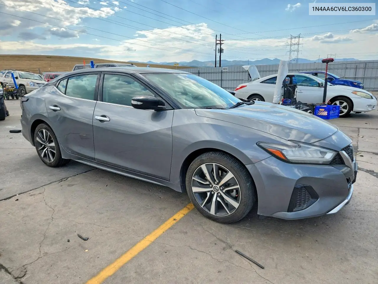 2020 Nissan Maxima Sv VIN: 1N4AA6CV6LC360300 Lot: 61317416
