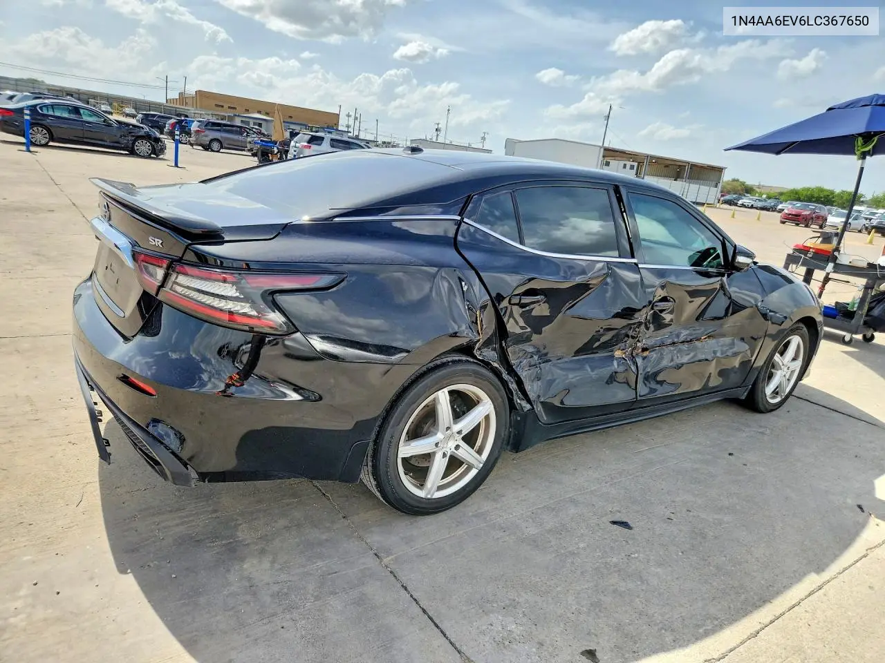2020 Nissan Maxima Sr VIN: 1N4AA6EV6LC367650 Lot: 61580836