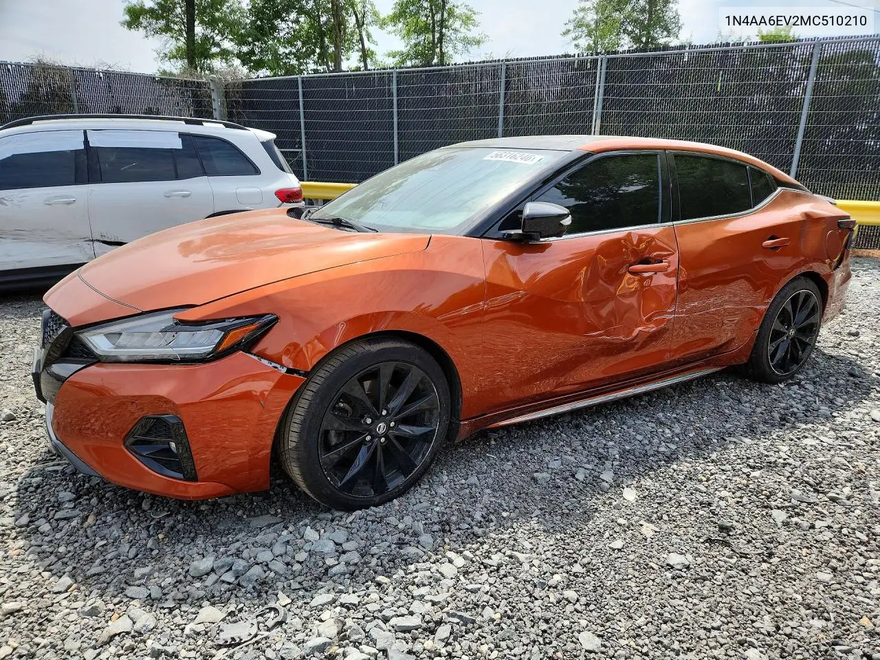 2021 Nissan Maxima Sr VIN: 1N4AA6EV2MC510210 Lot: 56316246