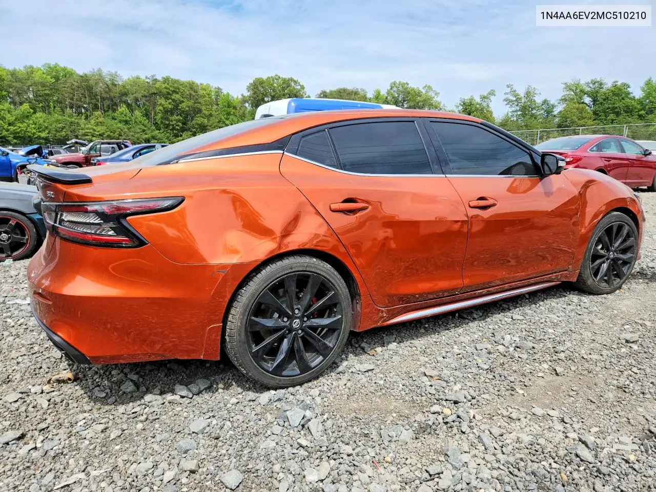 2021 Nissan Maxima Sr VIN: 1N4AA6EV2MC510210 Lot: 56316246