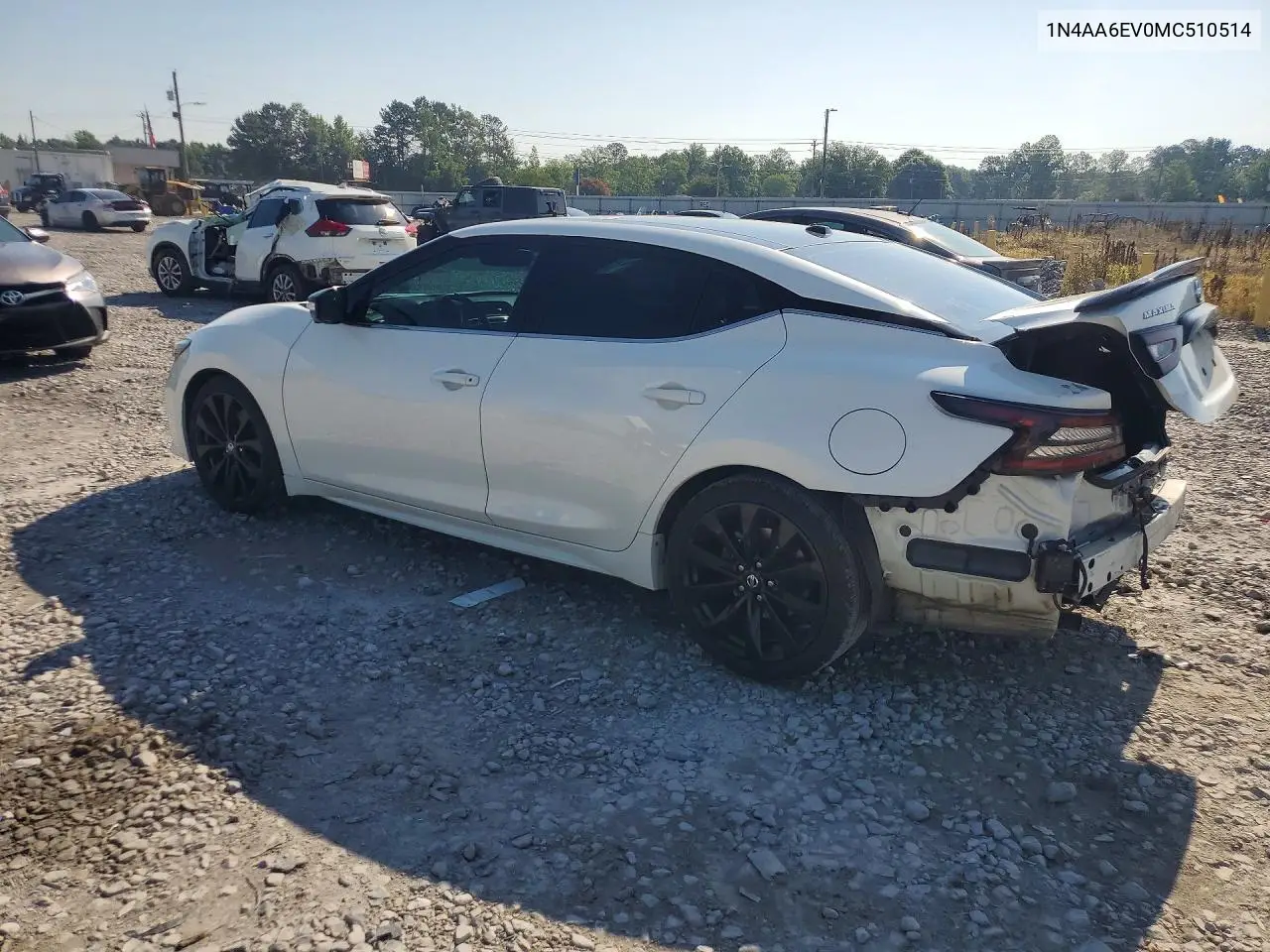 2021 Nissan Maxima Sr VIN: 1N4AA6EV0MC510514 Lot: 56804886