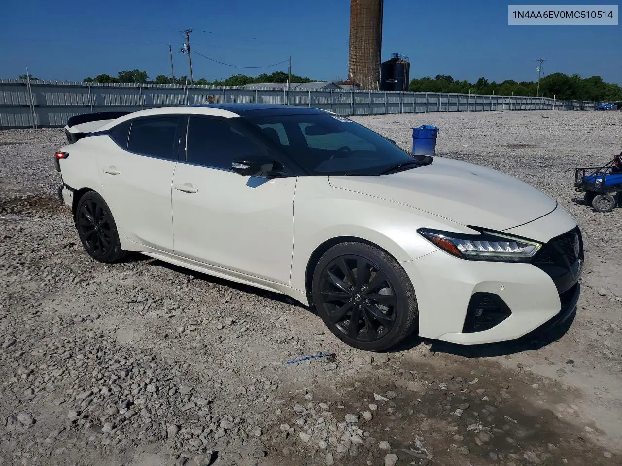 2021 Nissan Maxima Sr VIN: 1N4AA6EV0MC510514 Lot: 56804886