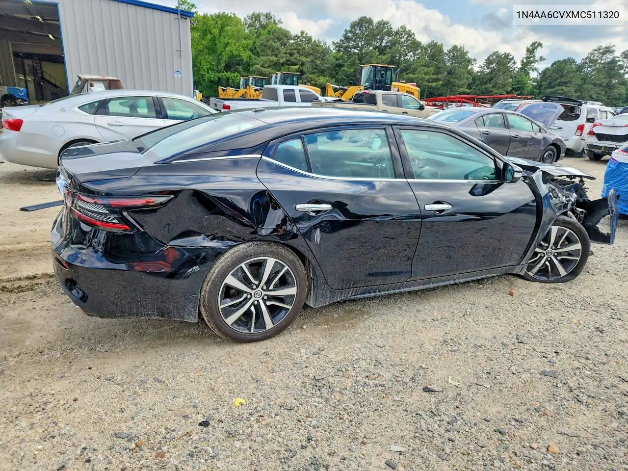 2021 Nissan Maxima Sv VIN: 1N4AA6CVXMC511320 Lot: 58616816