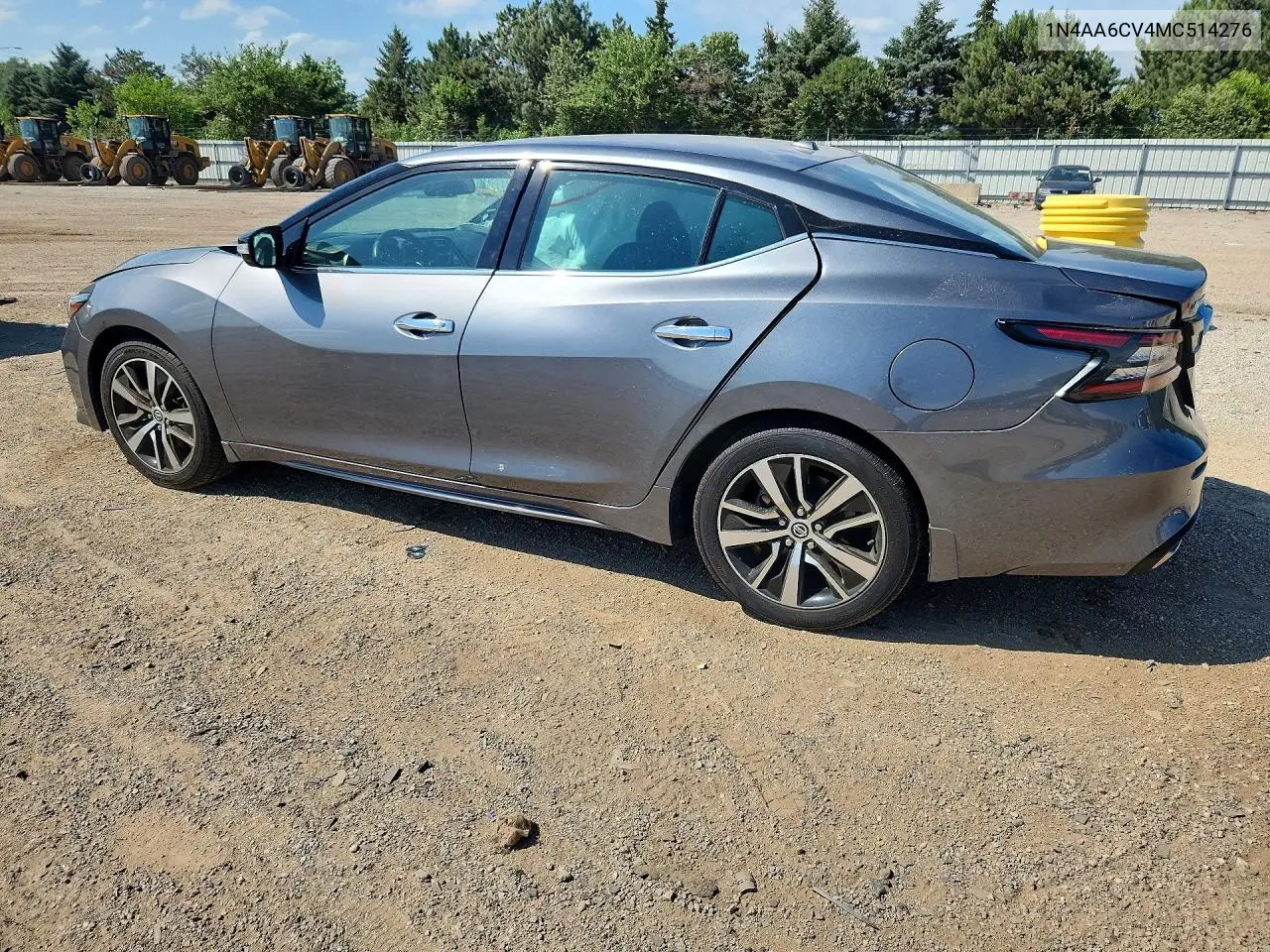2021 Nissan Maxima Sv VIN: 1N4AA6CV4MC514276 Lot: 59105906