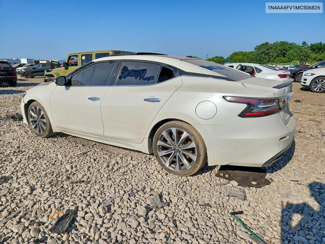 2021 Nissan Maxima Platinum VIN: 1N4AA6FV1MC506826 Lot: 60396146