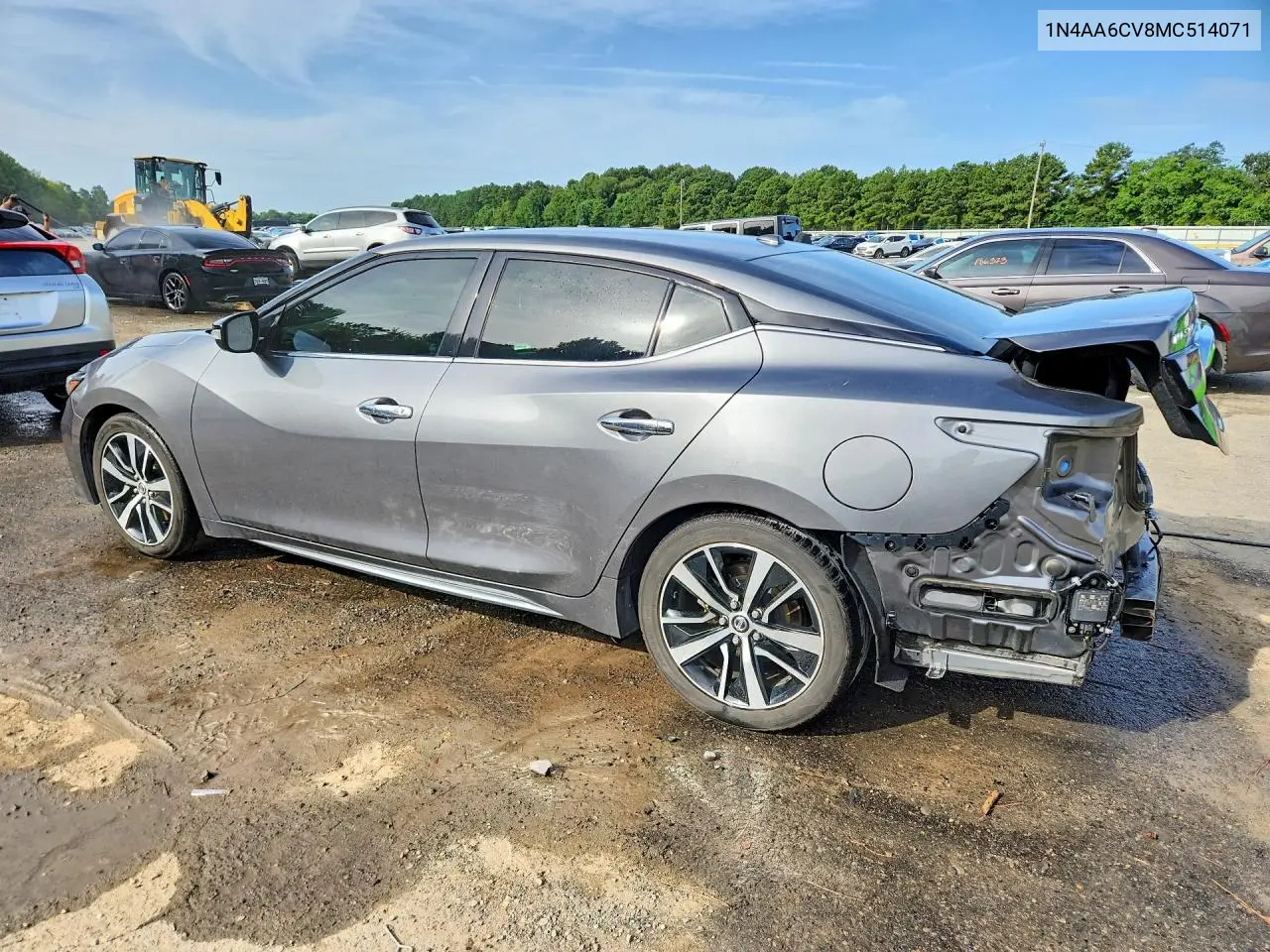2021 Nissan Maxima Sv VIN: 1N4AA6CV8MC514071 Lot: 60612596