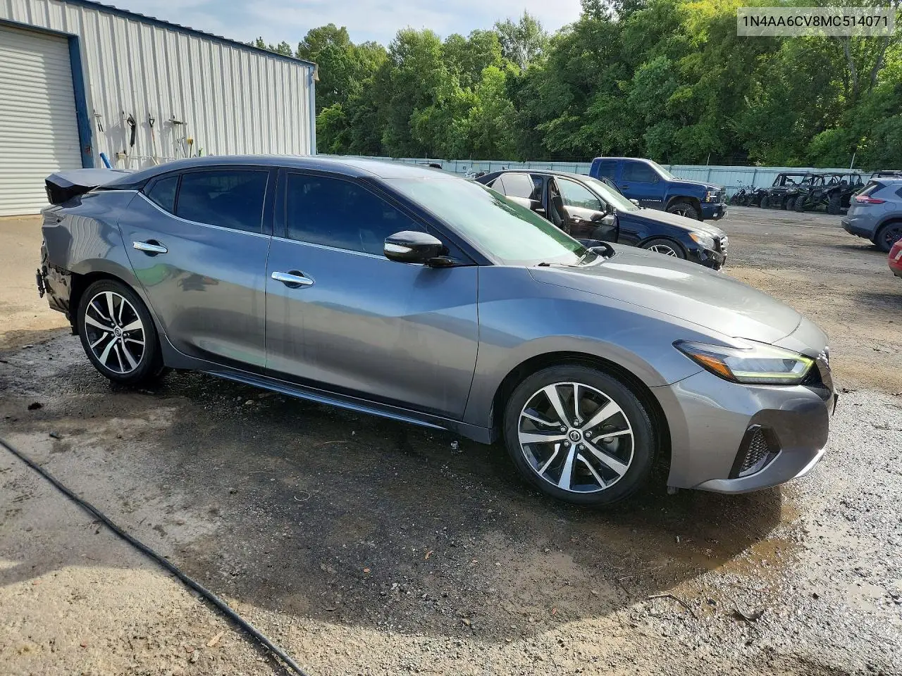 2021 Nissan Maxima Sv VIN: 1N4AA6CV8MC514071 Lot: 60612596