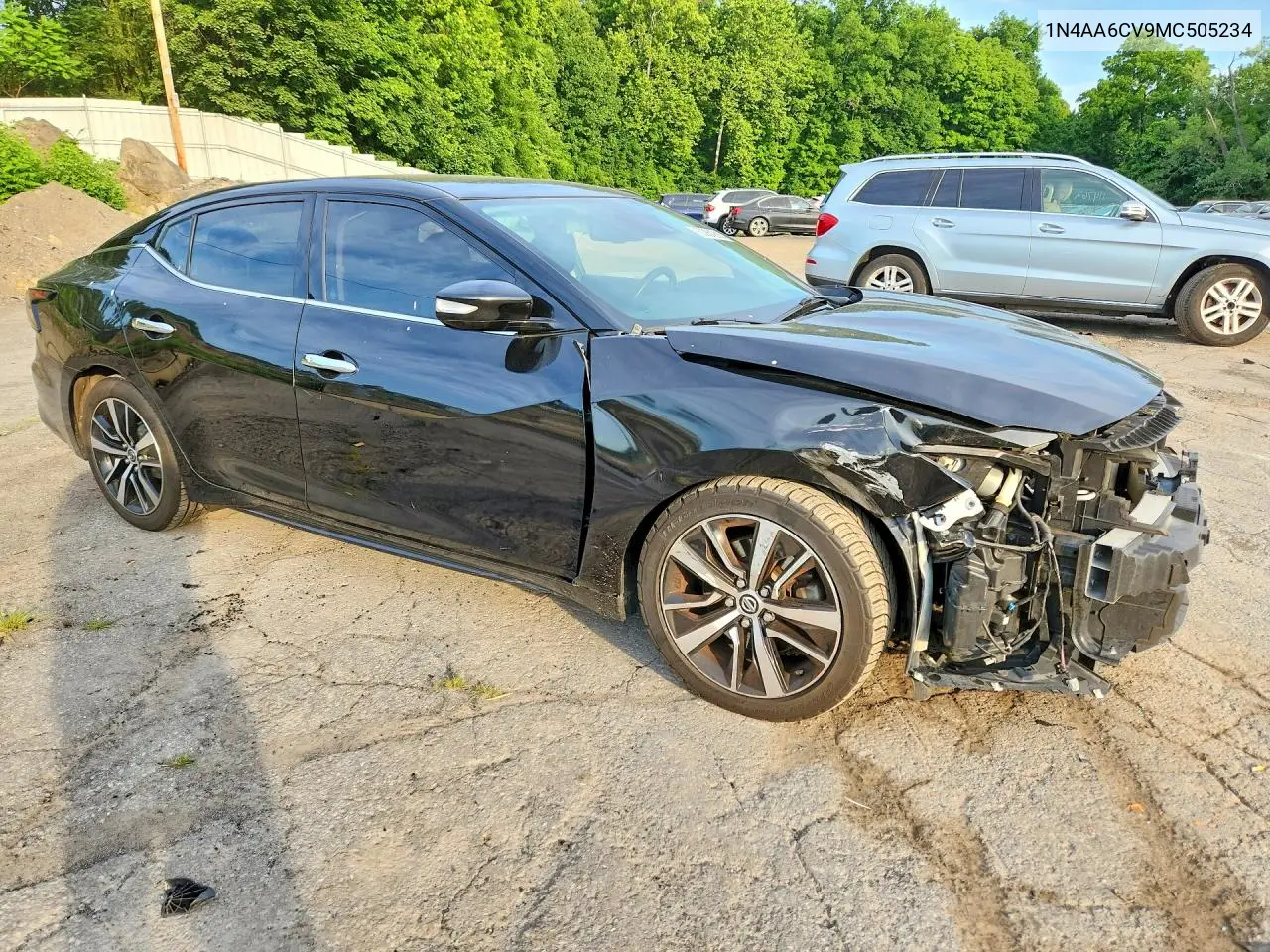 2021 Nissan Maxima Sv VIN: 1N4AA6CV9MC505234 Lot: 60864286