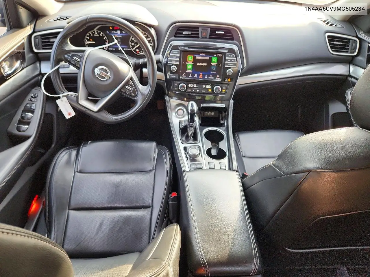 2021 Nissan Maxima Sv VIN: 1N4AA6CV9MC505234 Lot: 60864286
