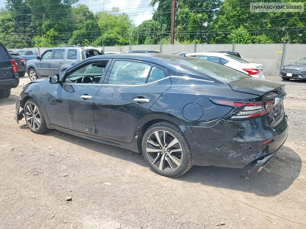 2021 Nissan Maxima Sv VIN: 1N4AA6CVXMC508885 Lot: 61941036