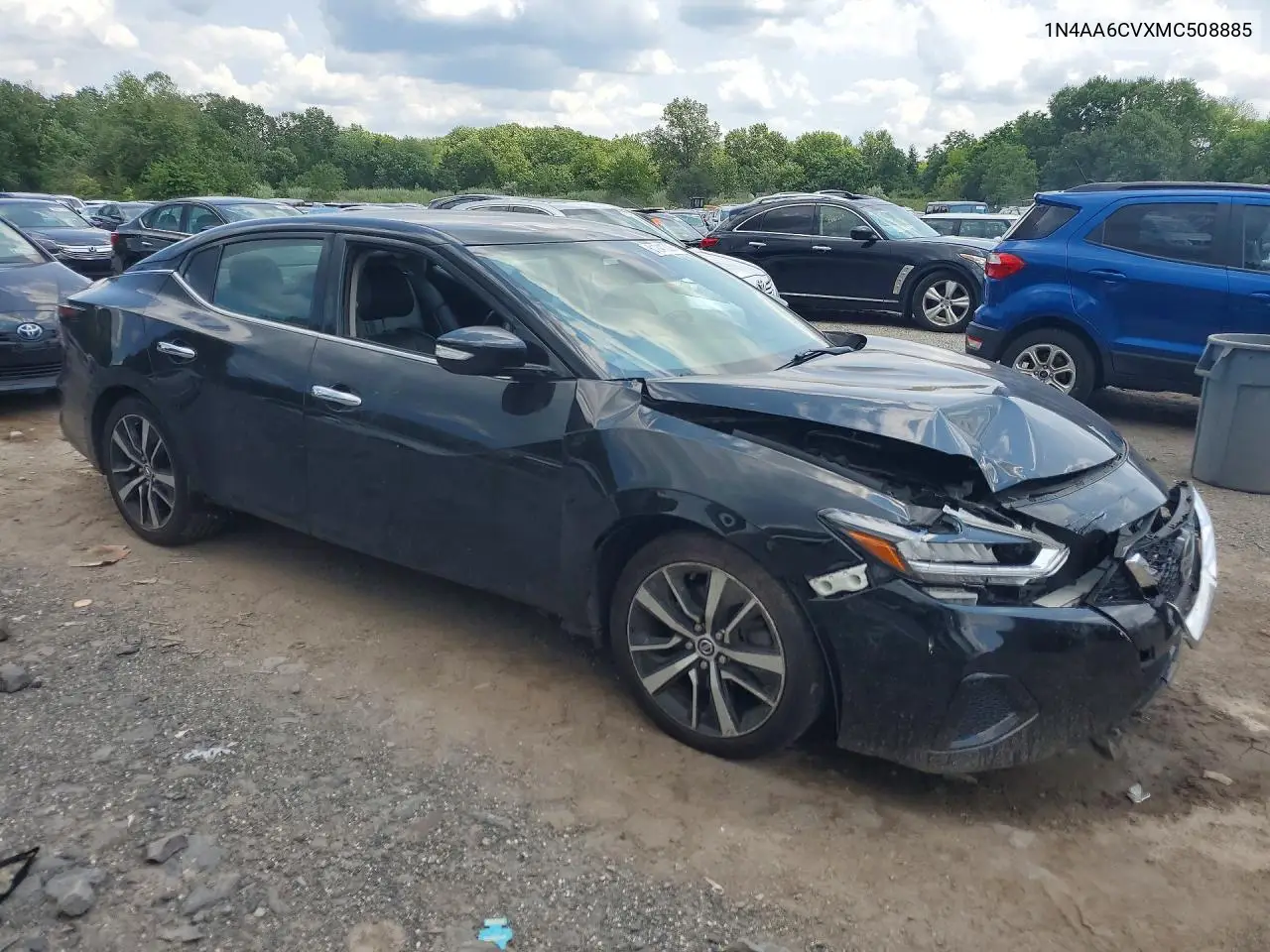 2021 Nissan Maxima Sv VIN: 1N4AA6CVXMC508885 Lot: 61941036