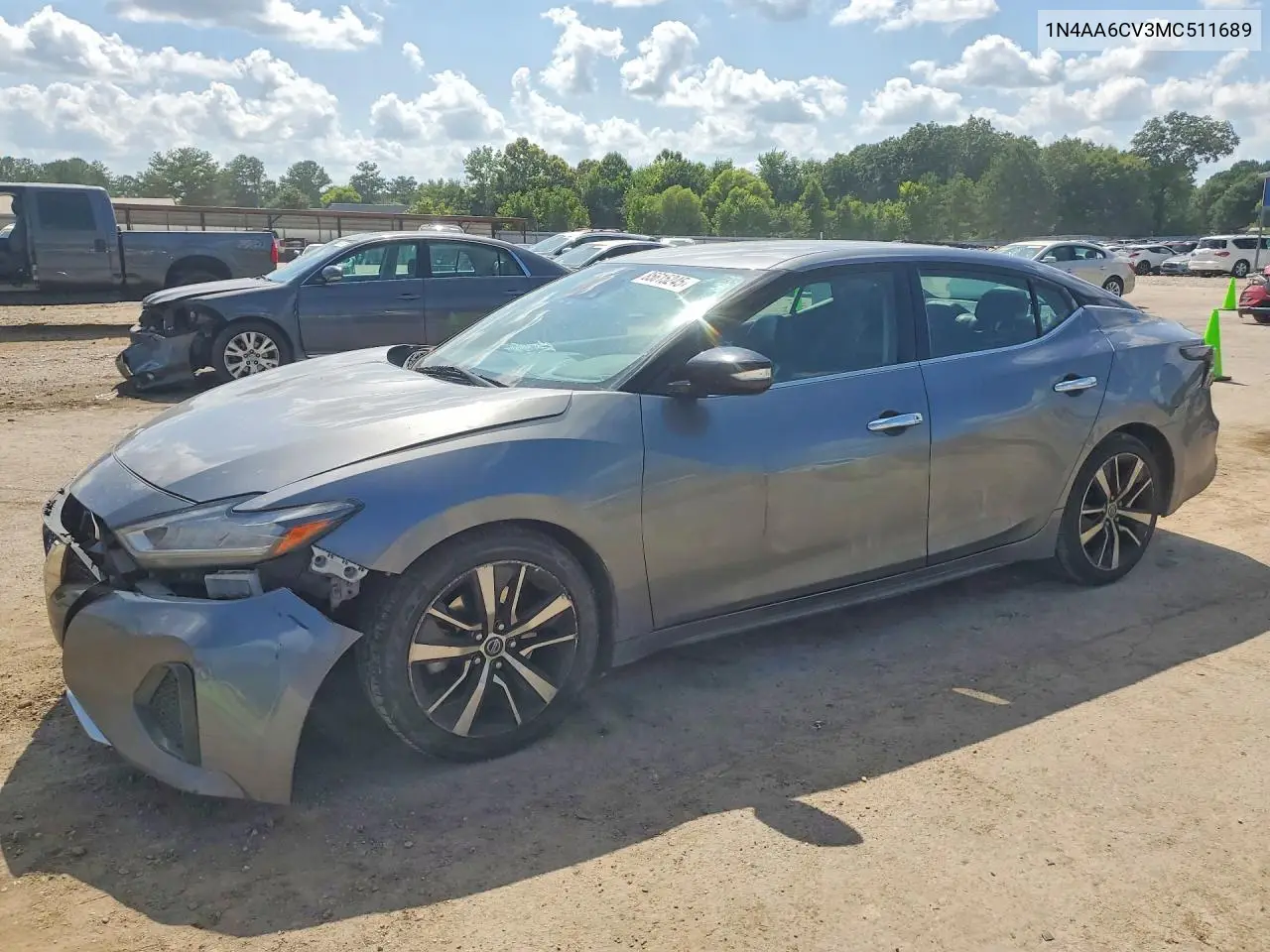 2021 Nissan Maxima Sv VIN: 1N4AA6CV3MC511689 Lot: 85615245