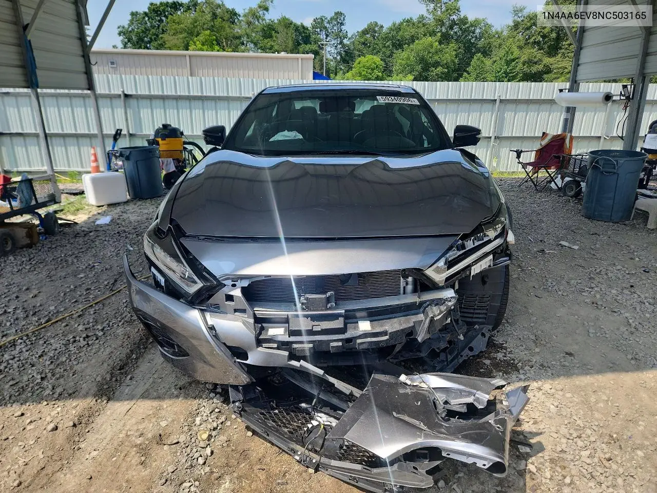 2022 Nissan Maxima Sr VIN: 1N4AA6EV8NC503165 Lot: 59340906