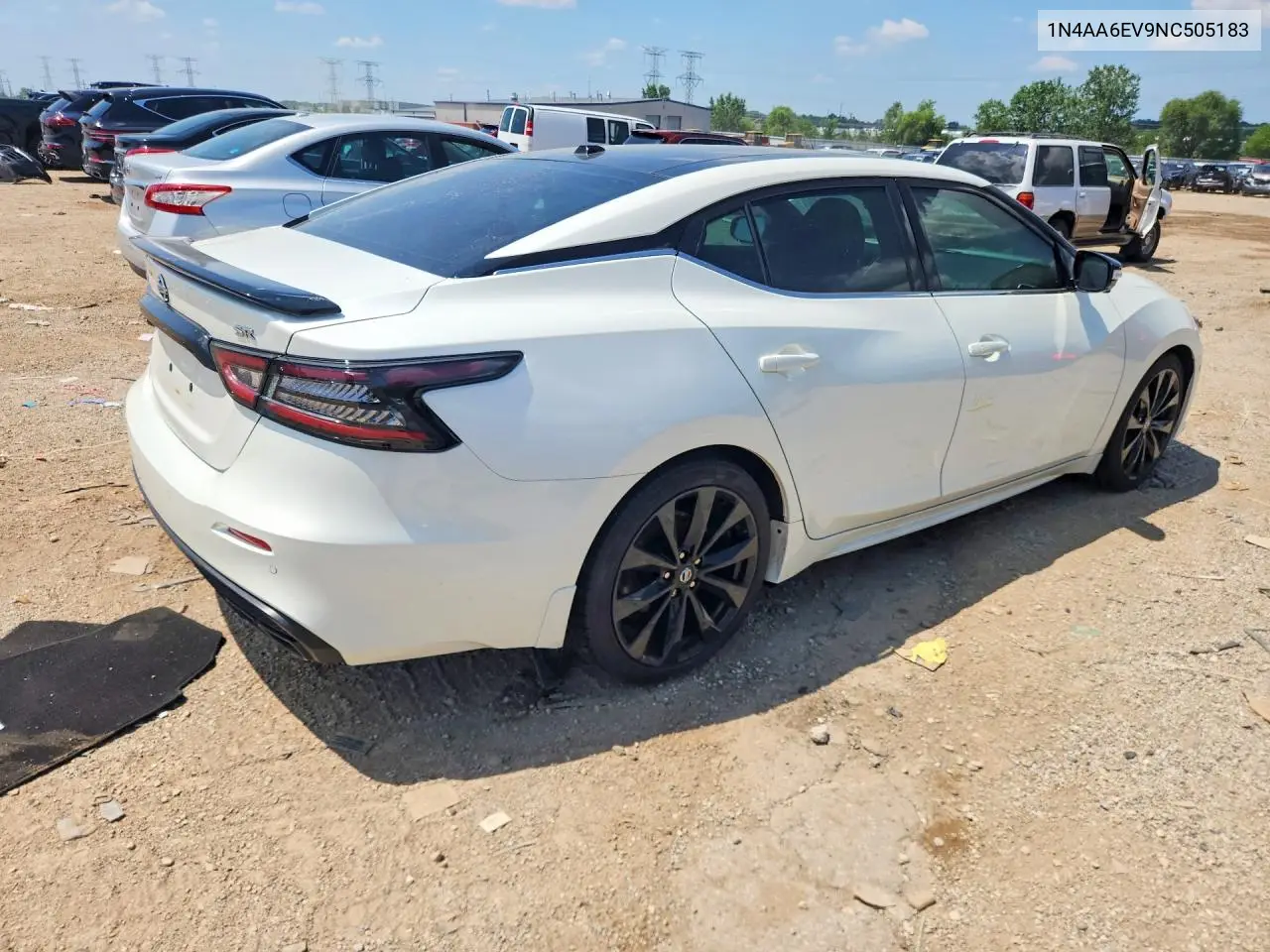 2022 Nissan Maxima Sr VIN: 1N4AA6EV9NC505183 Lot: 60188256