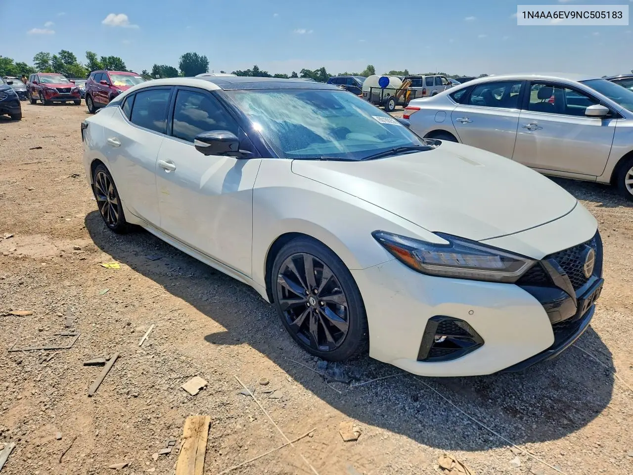 2022 Nissan Maxima Sr VIN: 1N4AA6EV9NC505183 Lot: 60188256