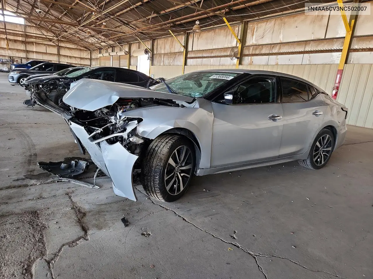 2022 Nissan Maxima Sv VIN: 1N4AA6CV3NC502007 Lot: 61368056