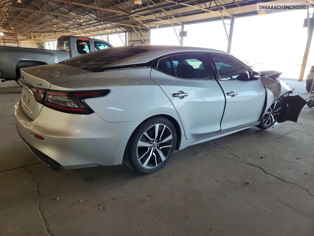 2022 Nissan Maxima Sv VIN: 1N4AA6CV3NC502007 Lot: 61368056
