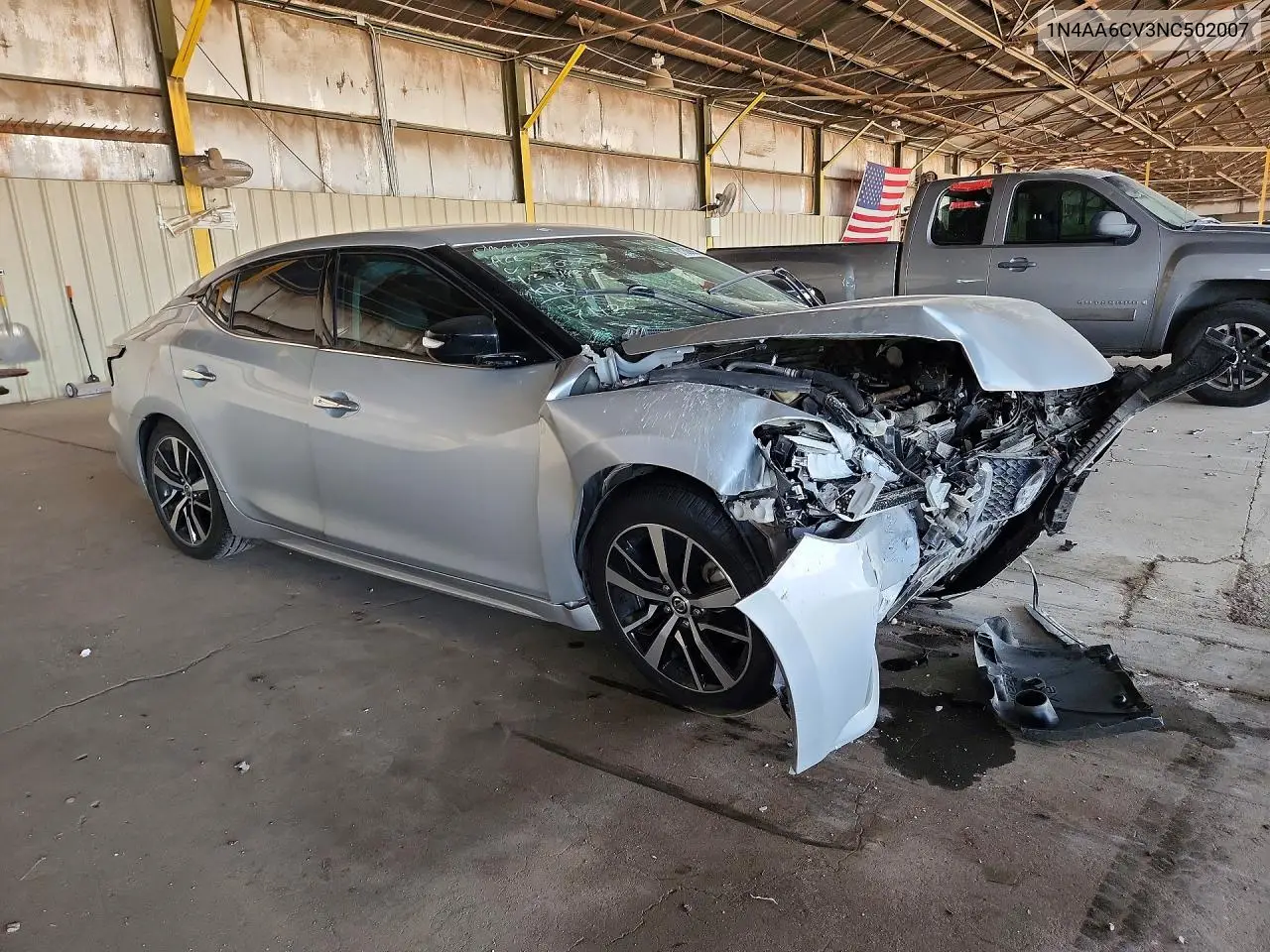 2022 Nissan Maxima Sv VIN: 1N4AA6CV3NC502007 Lot: 61368056