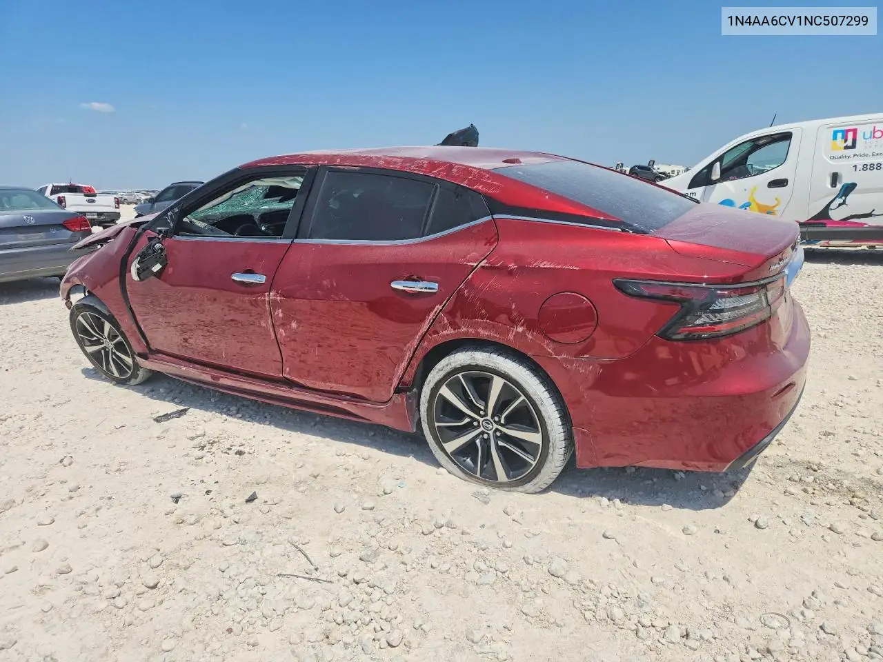 2022 Nissan Maxima Sv VIN: 1N4AA6CV1NC507299 Lot: 61961696