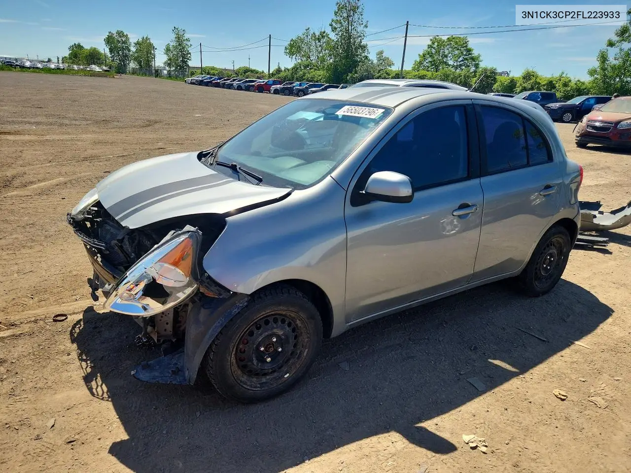 2015 Nissan Micra VIN: 3N1CK3CP2FL223933 Lot: 56503796