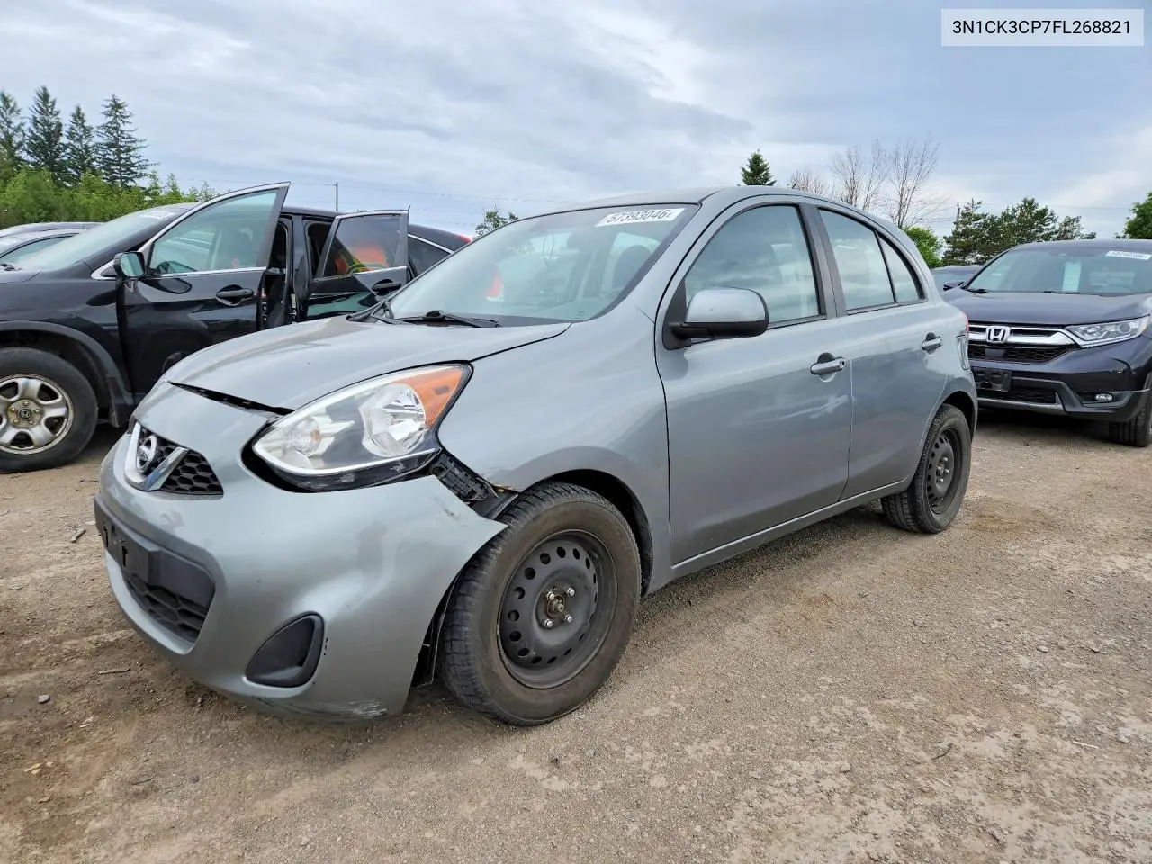 2015 Nissan Micra VIN: 3N1CK3CP7FL268821 Lot: 57393046