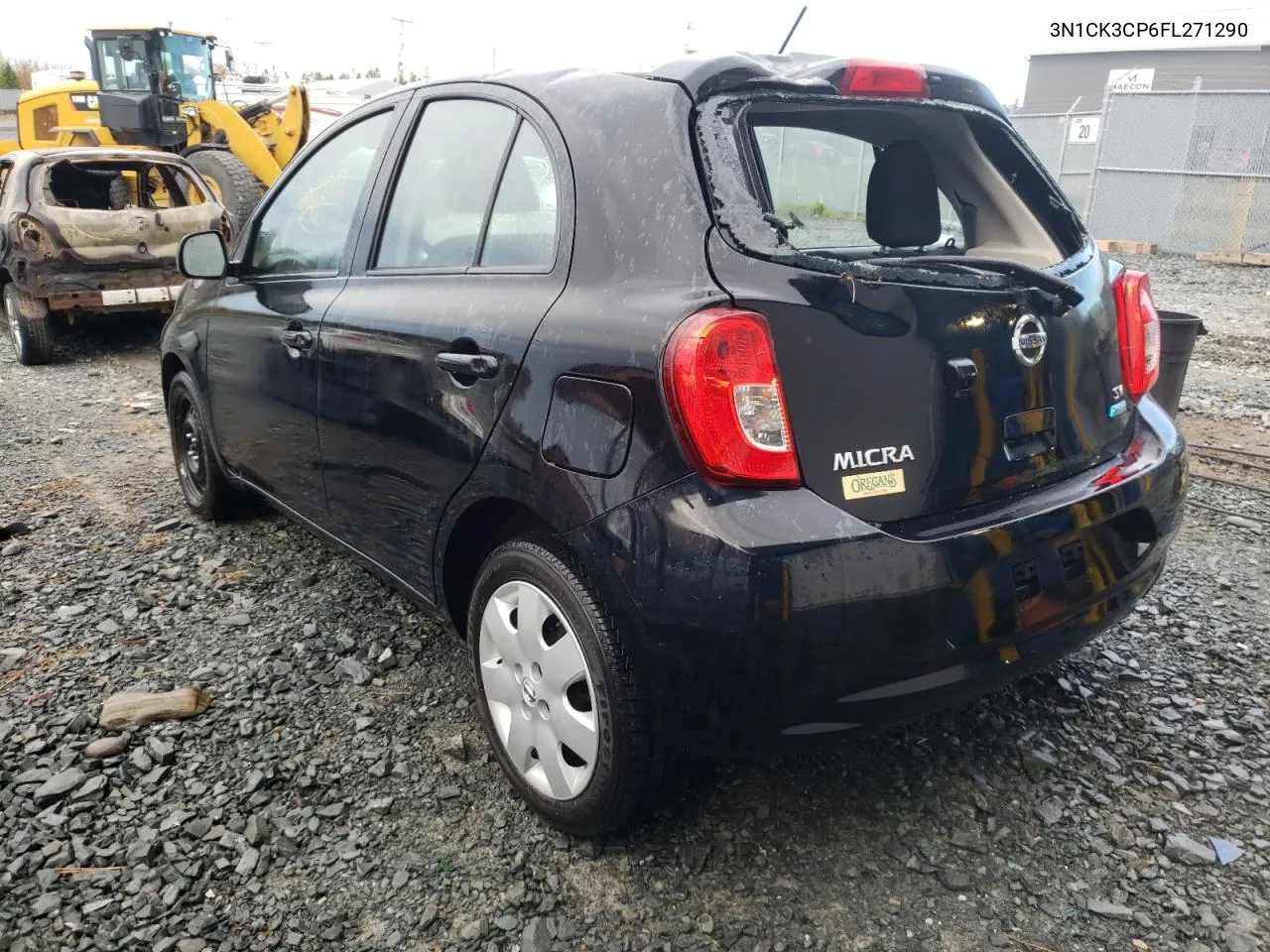 2015 Nissan Micra VIN: 3N1CK3CP6FL271290 Lot: 61238642
