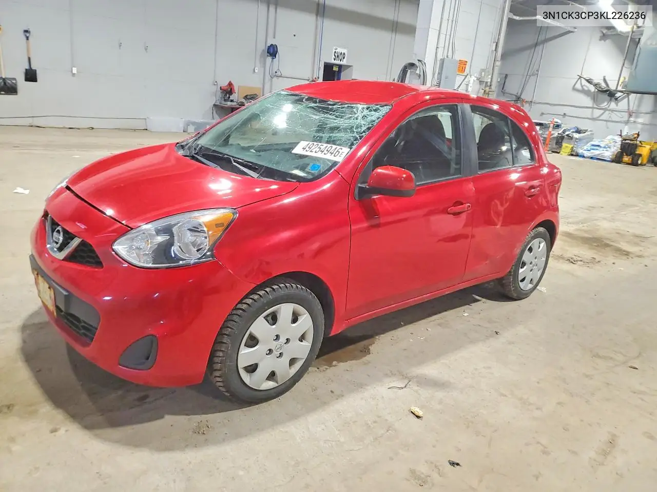 2019 Nissan Micra VIN: 3N1CK3CP3KL226236 Lot: 49254946