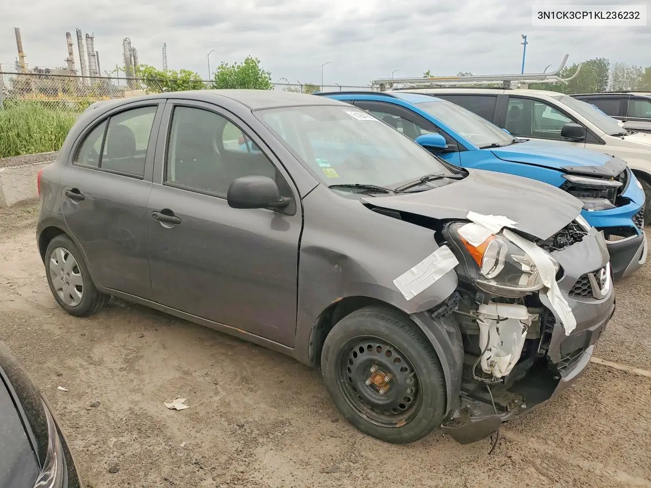2019 Nissan Micra VIN: 3N1CK3CP1KL236232 Lot: 61284186