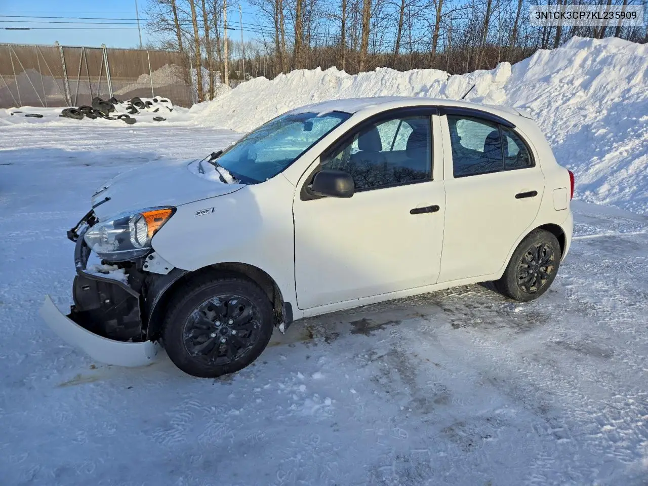 2019 Nissan Micra VIN: 3N1CK3CP7KL235909 Lot: 75041055