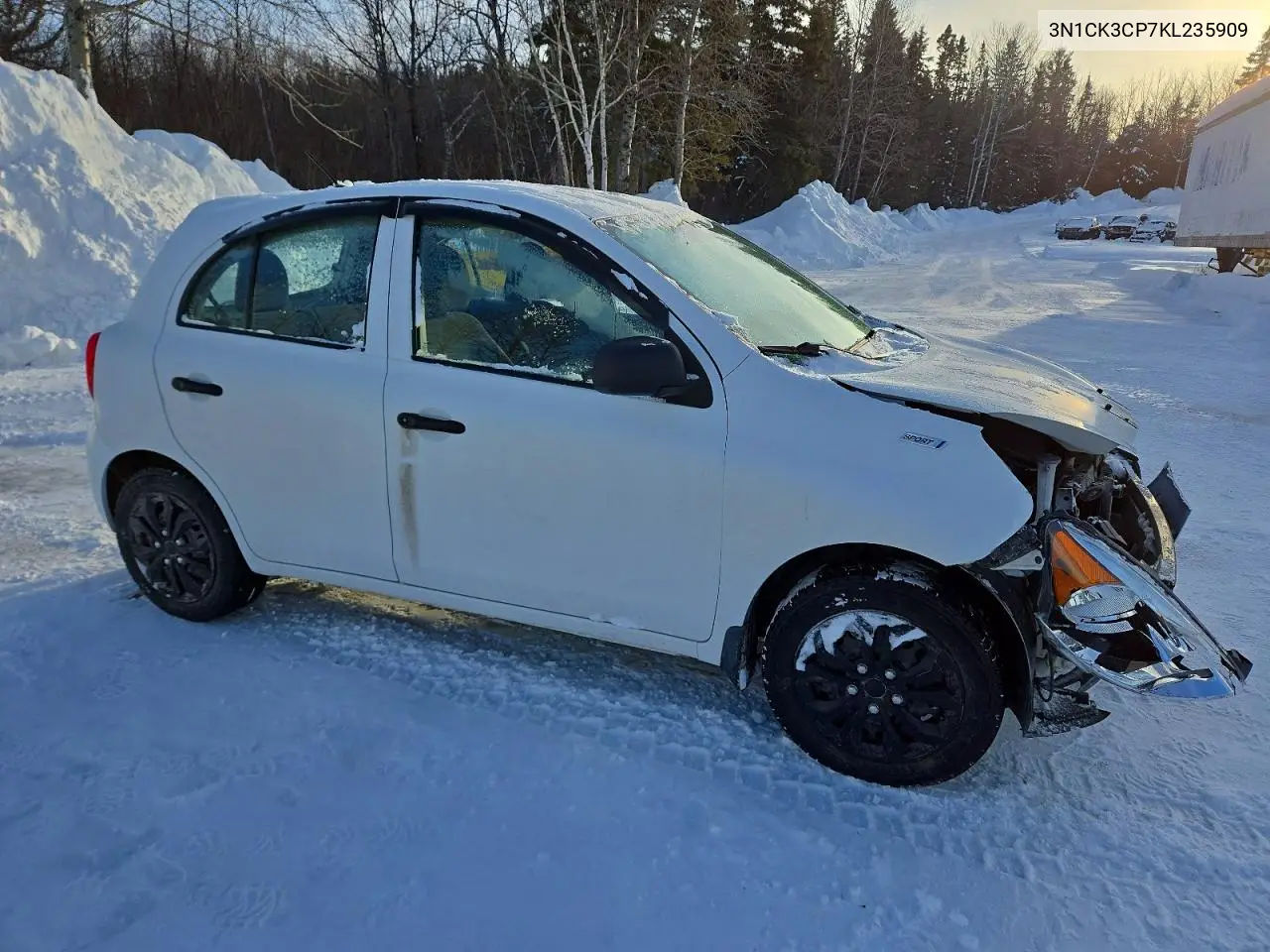 2019 Nissan Micra VIN: 3N1CK3CP7KL235909 Lot: 75041055