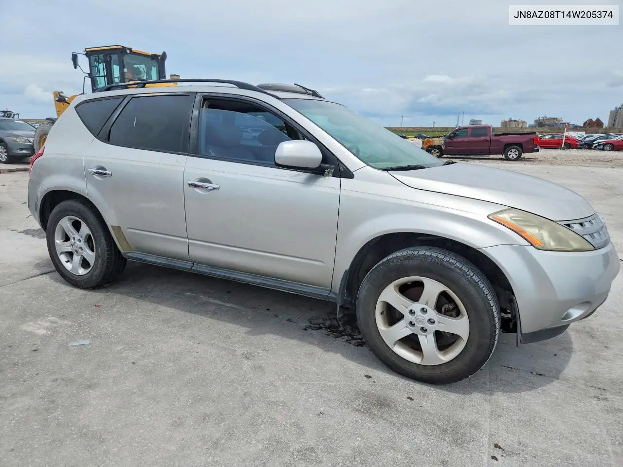 2004 Nissan Murano Sl VIN: JN8AZ08T14W205374 Lot: 56519526