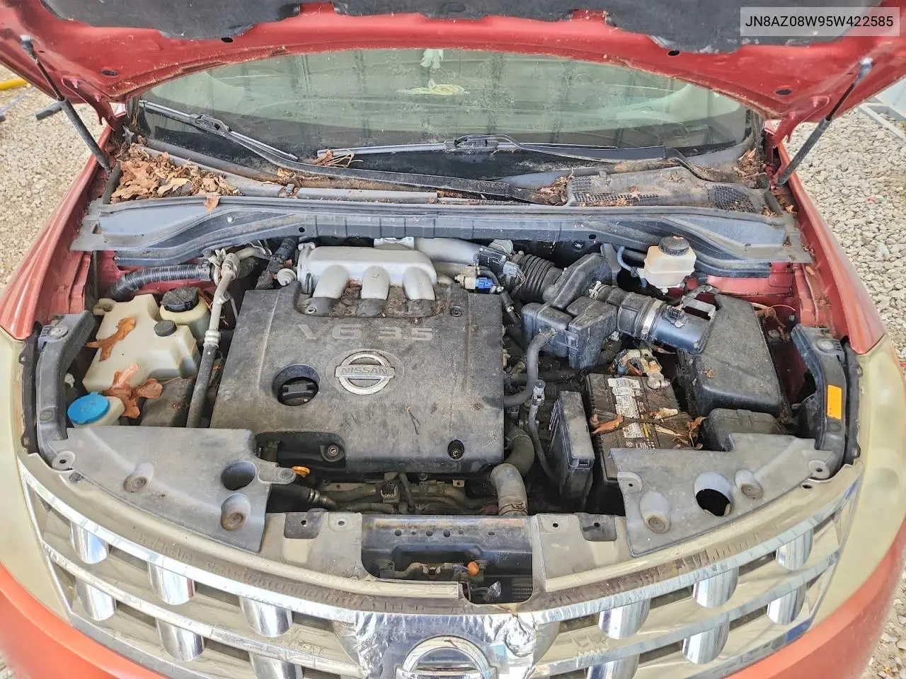 2005 Nissan Murano VIN: JN8AZ08W95W422585 Lot: 56137136