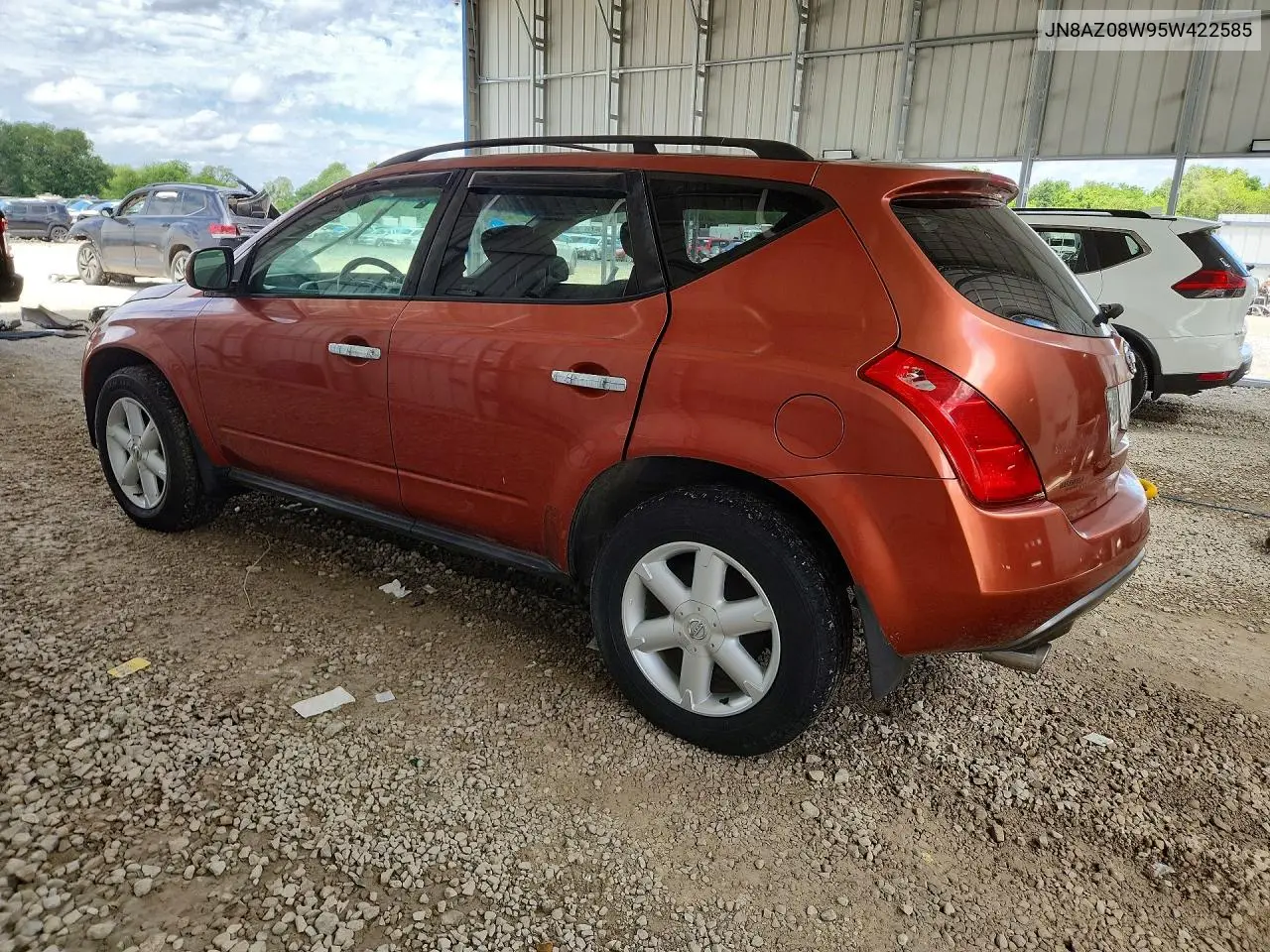 2005 Nissan Murano VIN: JN8AZ08W95W422585 Lot: 56137136