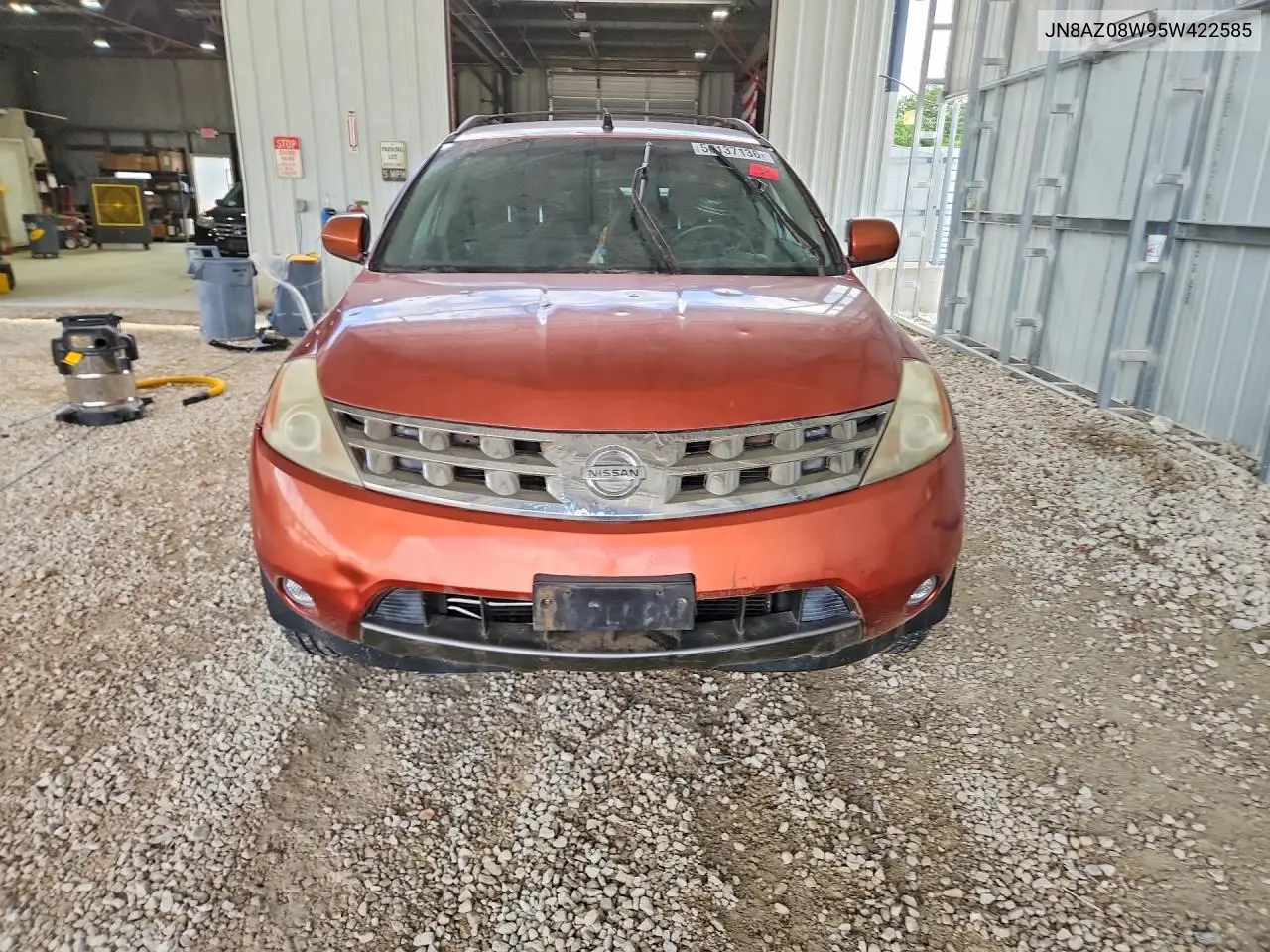 2005 Nissan Murano VIN: JN8AZ08W95W422585 Lot: 56137136