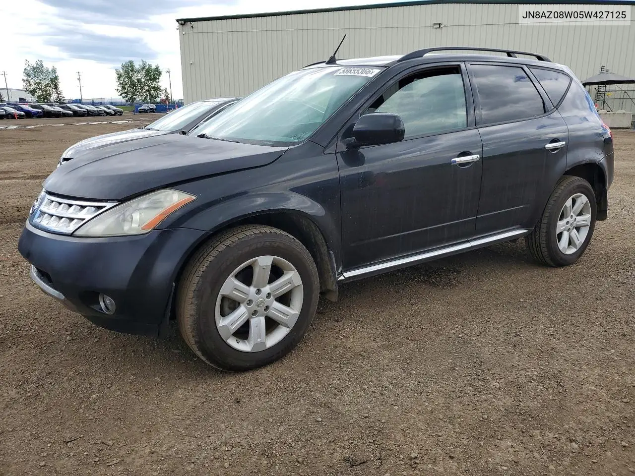 2005 Nissan Murano S VIN: JN8AZ08W05W427125 Lot: 56655366